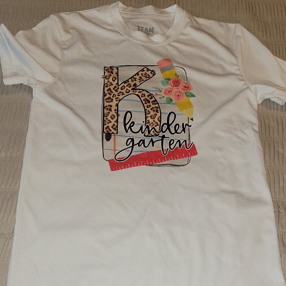 NEW White Kindergarten Kids T-Shirt